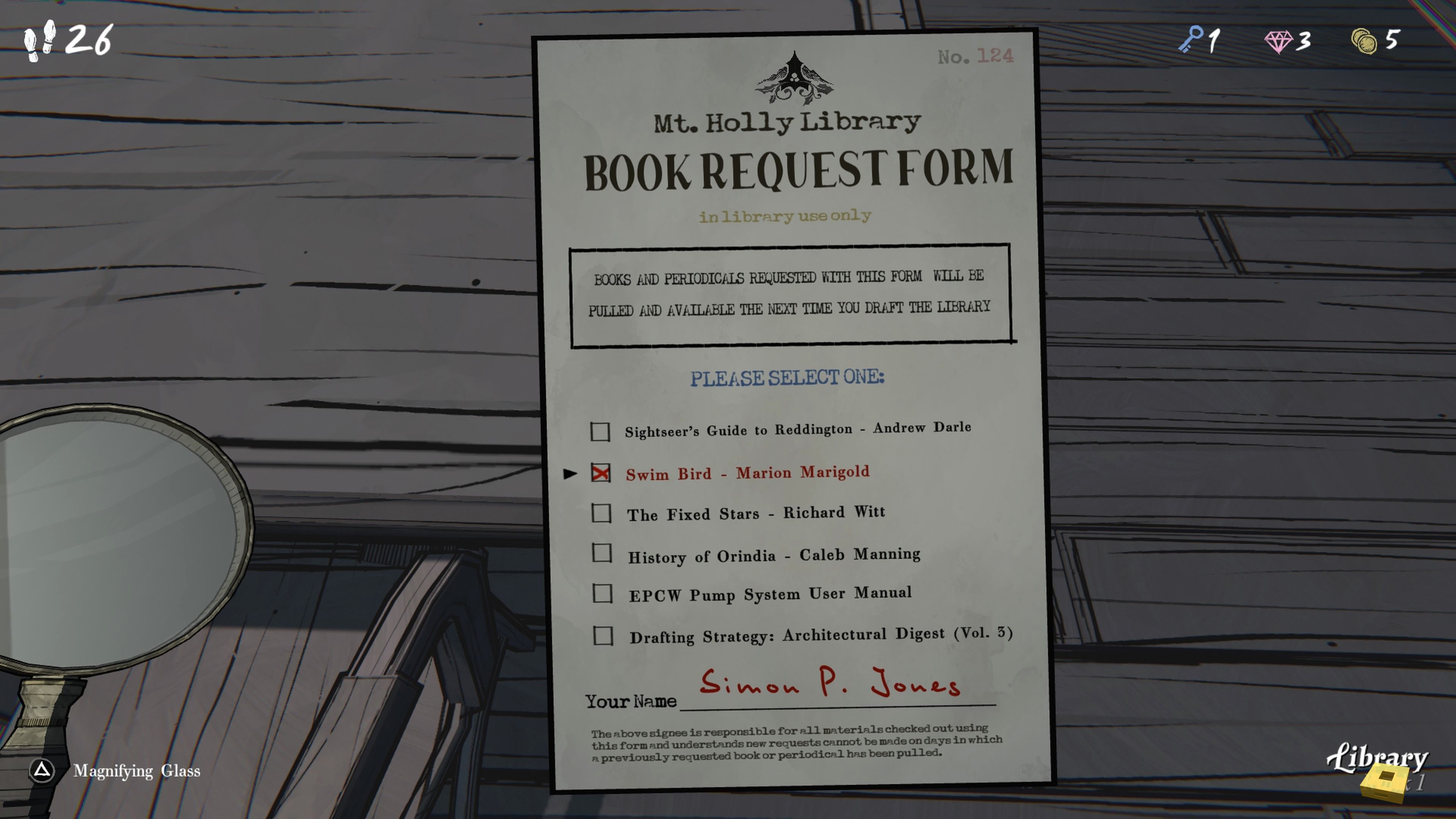 29 Book request (I)