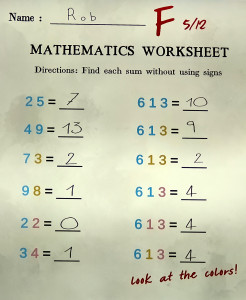 33 Maths Worksheet (I)