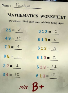 36 Maths worksheet  (I)