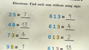 35 Maths worksheet  (I)