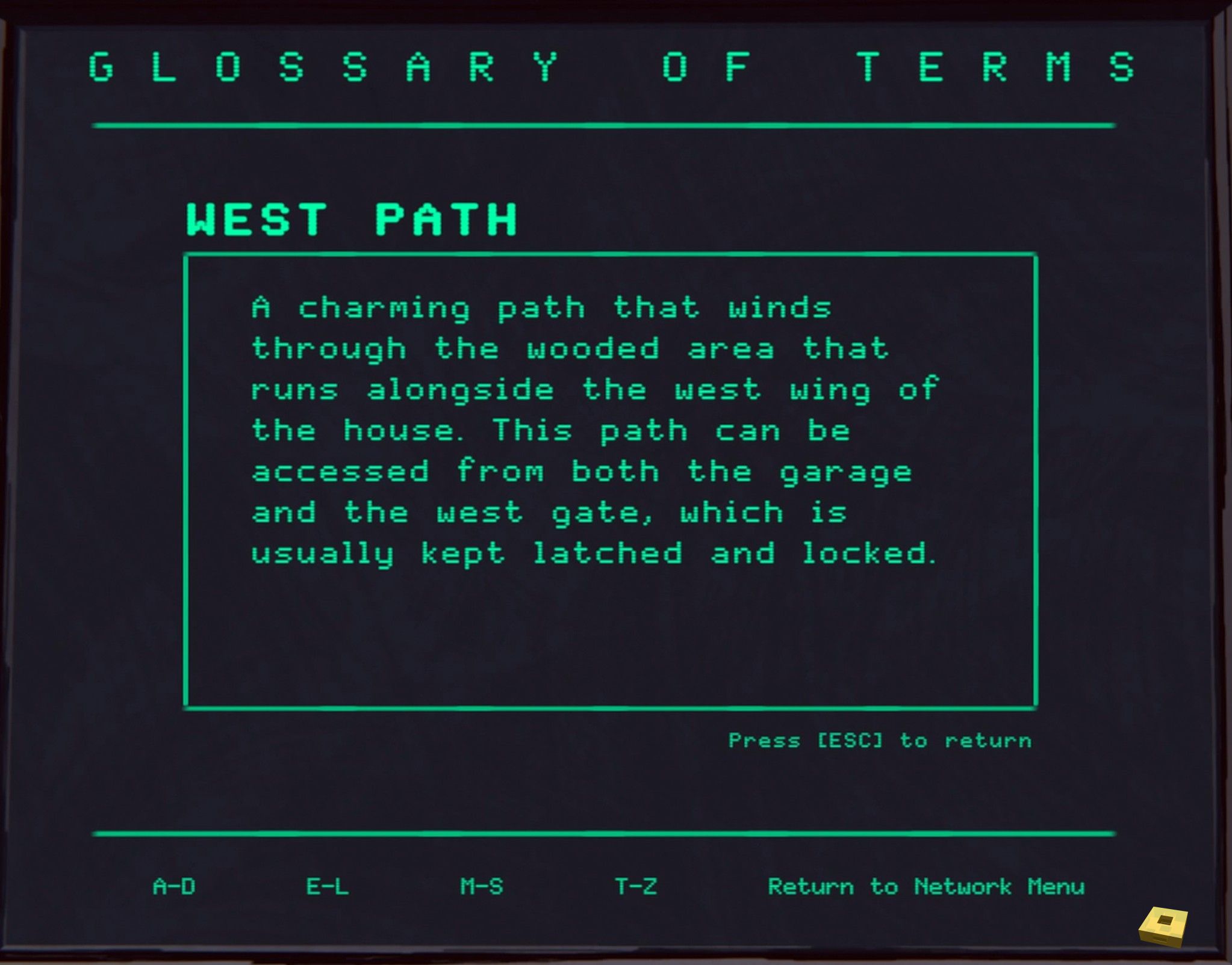 74 West path (I)