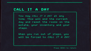 18 Call it a day (I)