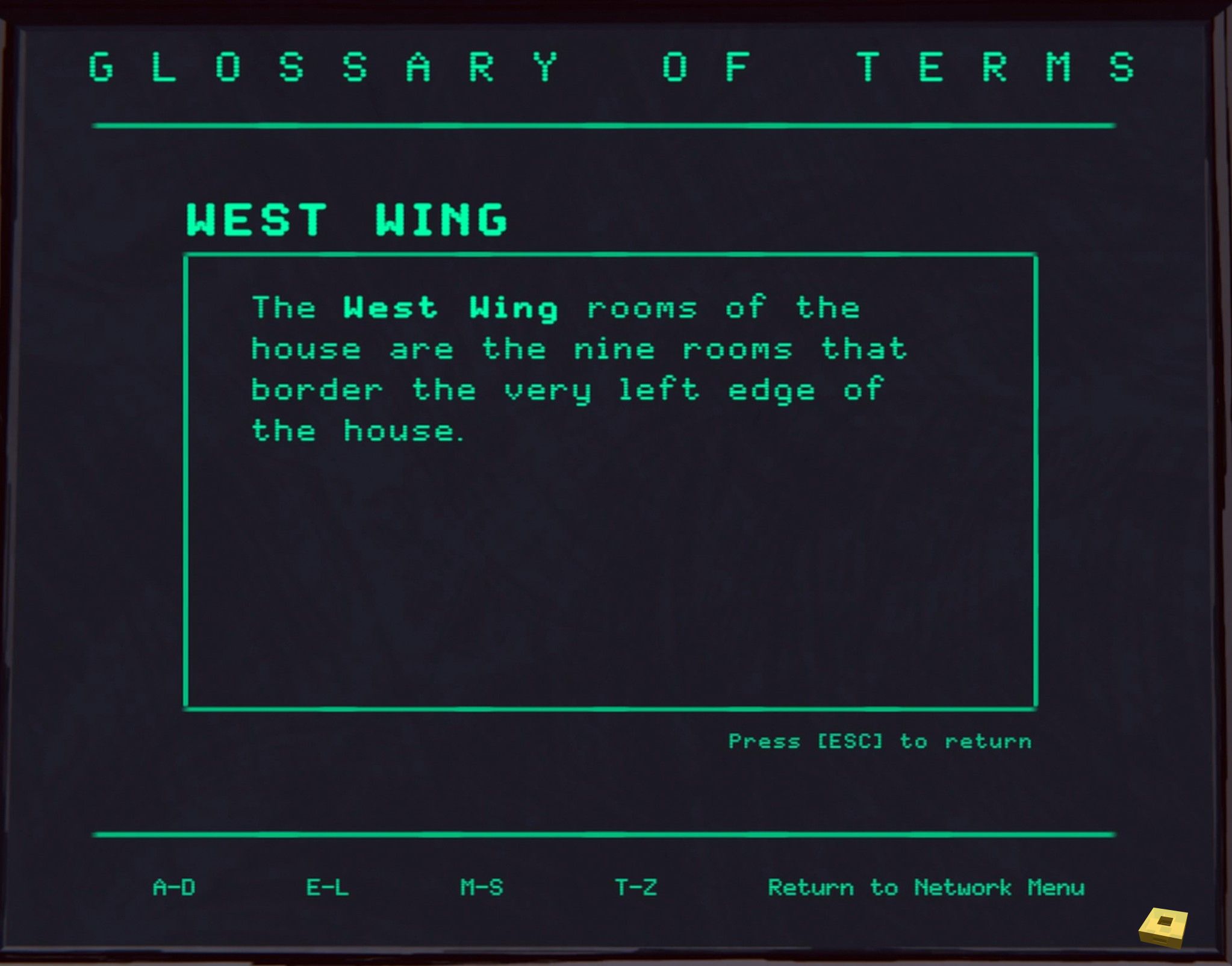 75 West wing (I)
