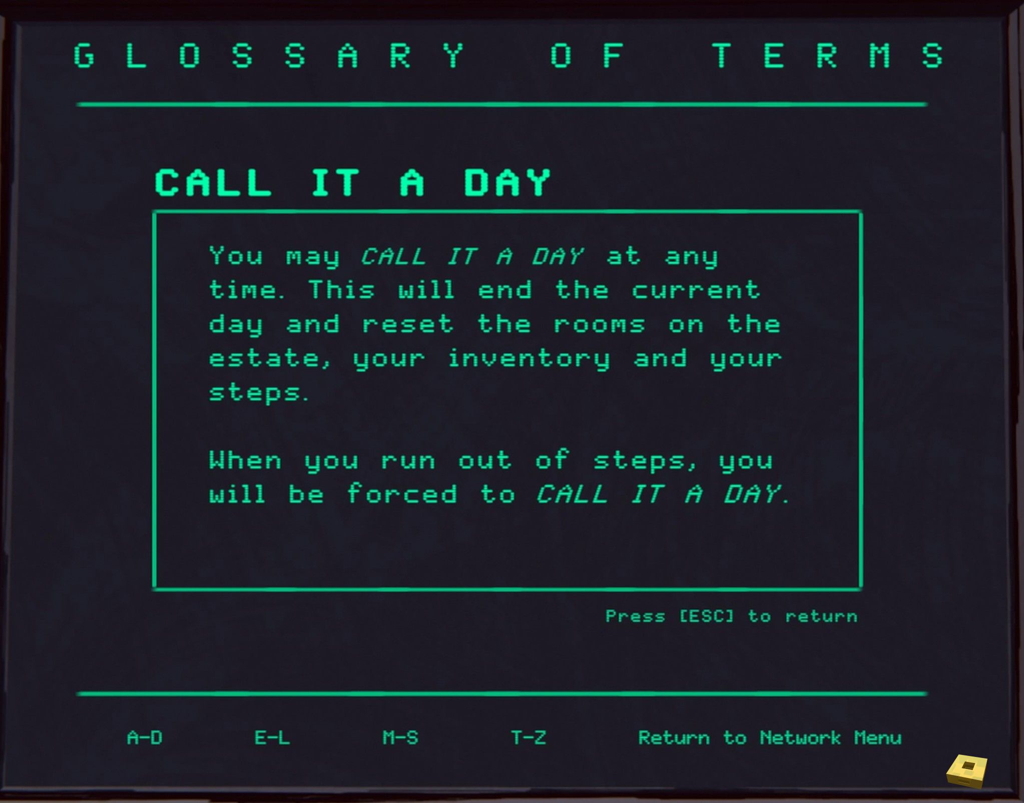 18 Call it a day (I)