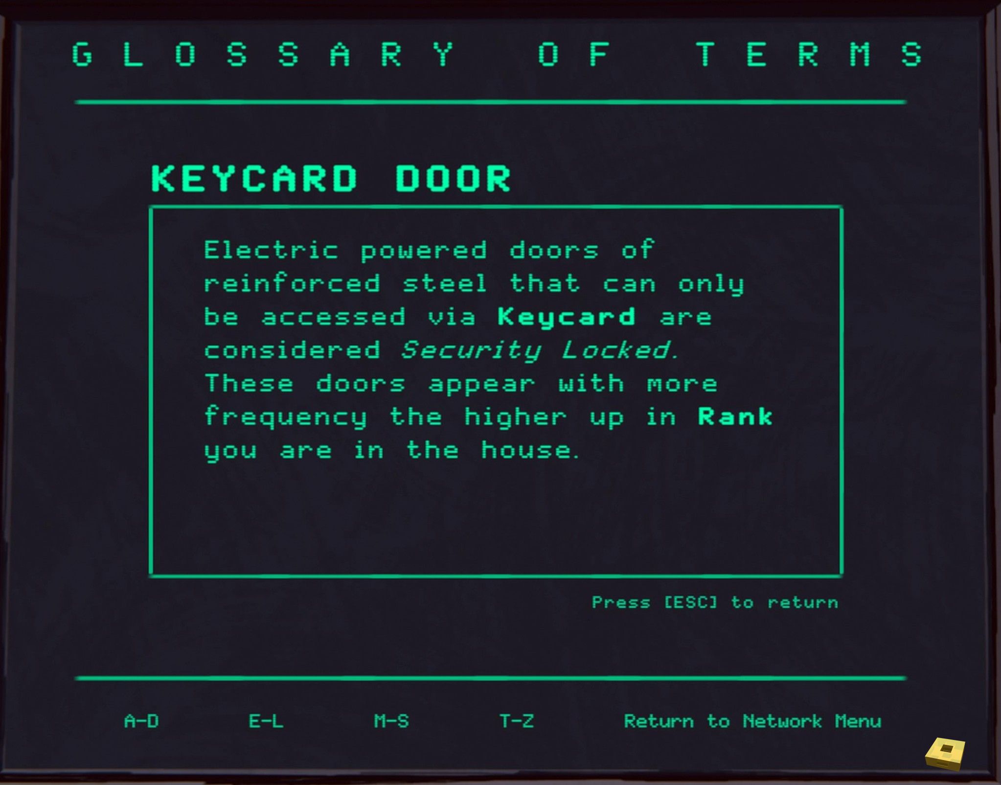 51 Keycard door (I)