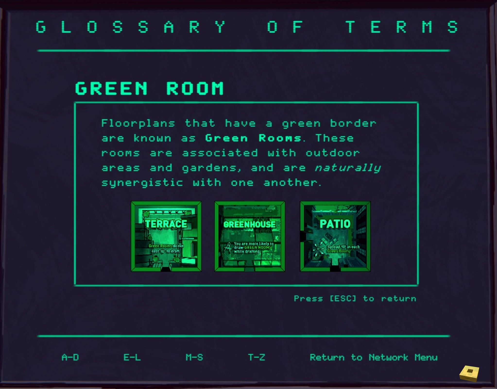 43 Green room (I)