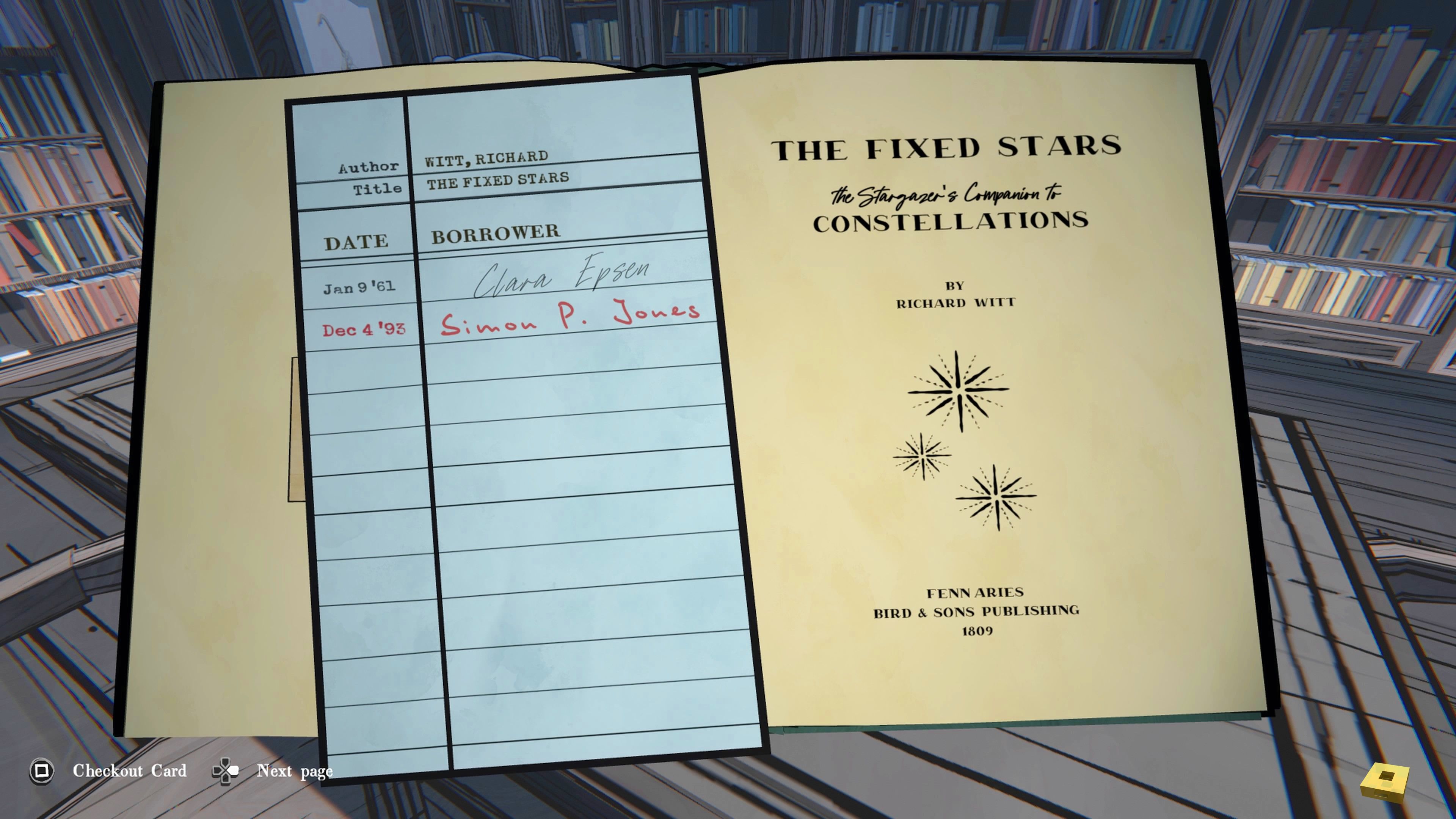Fixed stars constellations (I)