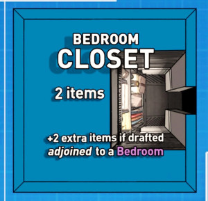 Bedroom closet (I)