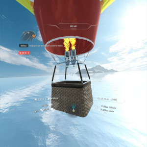 Island hot air balloon No. 1 (I)