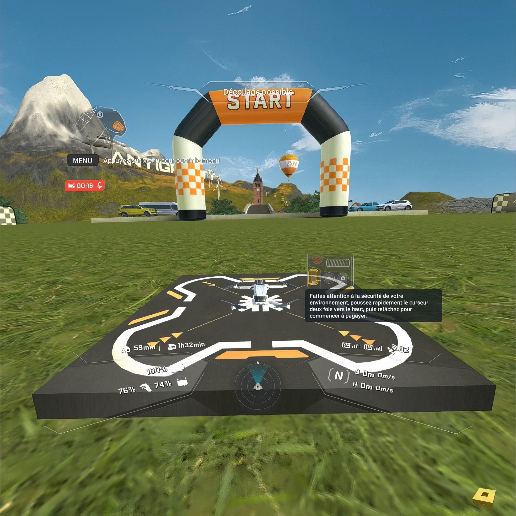Takeoff runway (I)