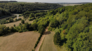 Chèvre-Roche Cave, aerial view (S)