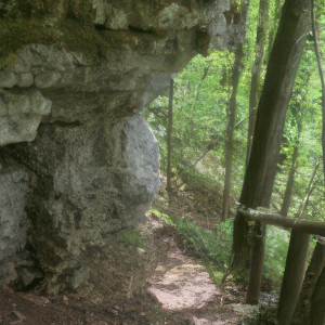 Hell's Cave, trail (S)