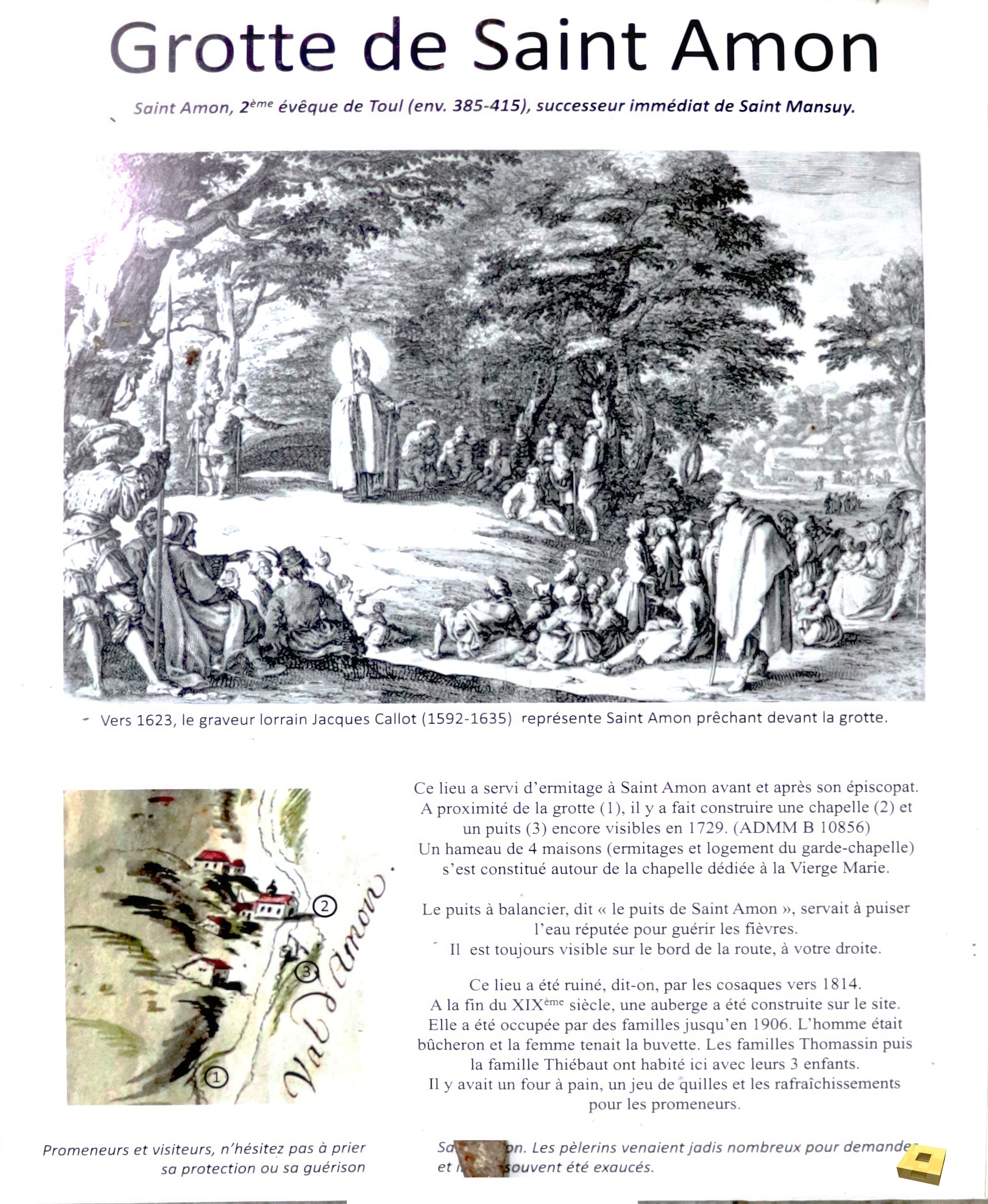 Grotte St Amon, descriptif (I)