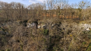 Cave of old Robert, aerial view (P)