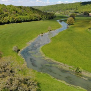 Bazoilles, the Cave of a Thousand Diaclases - aerial view (S)