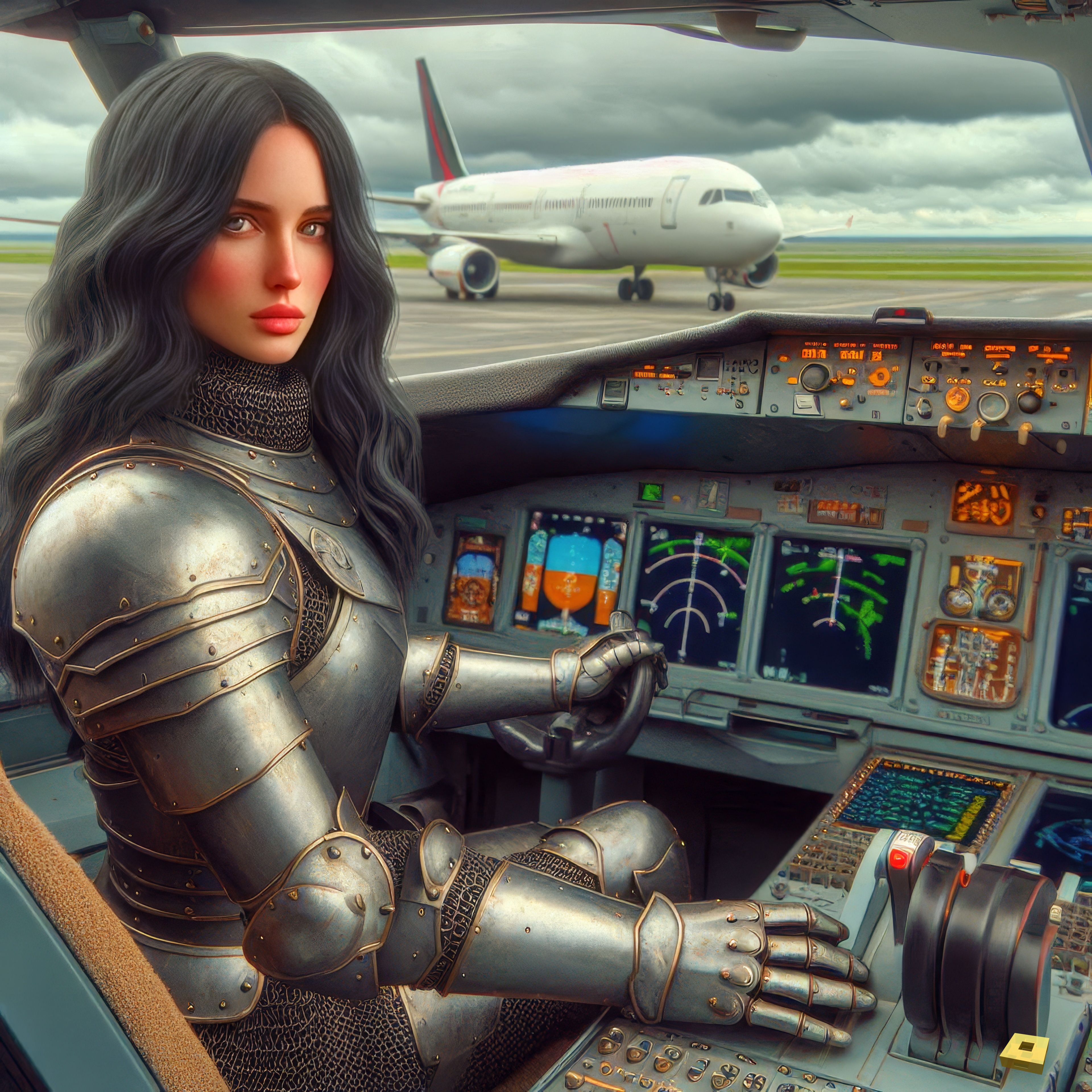 Jeanne Airbus pilot (I)