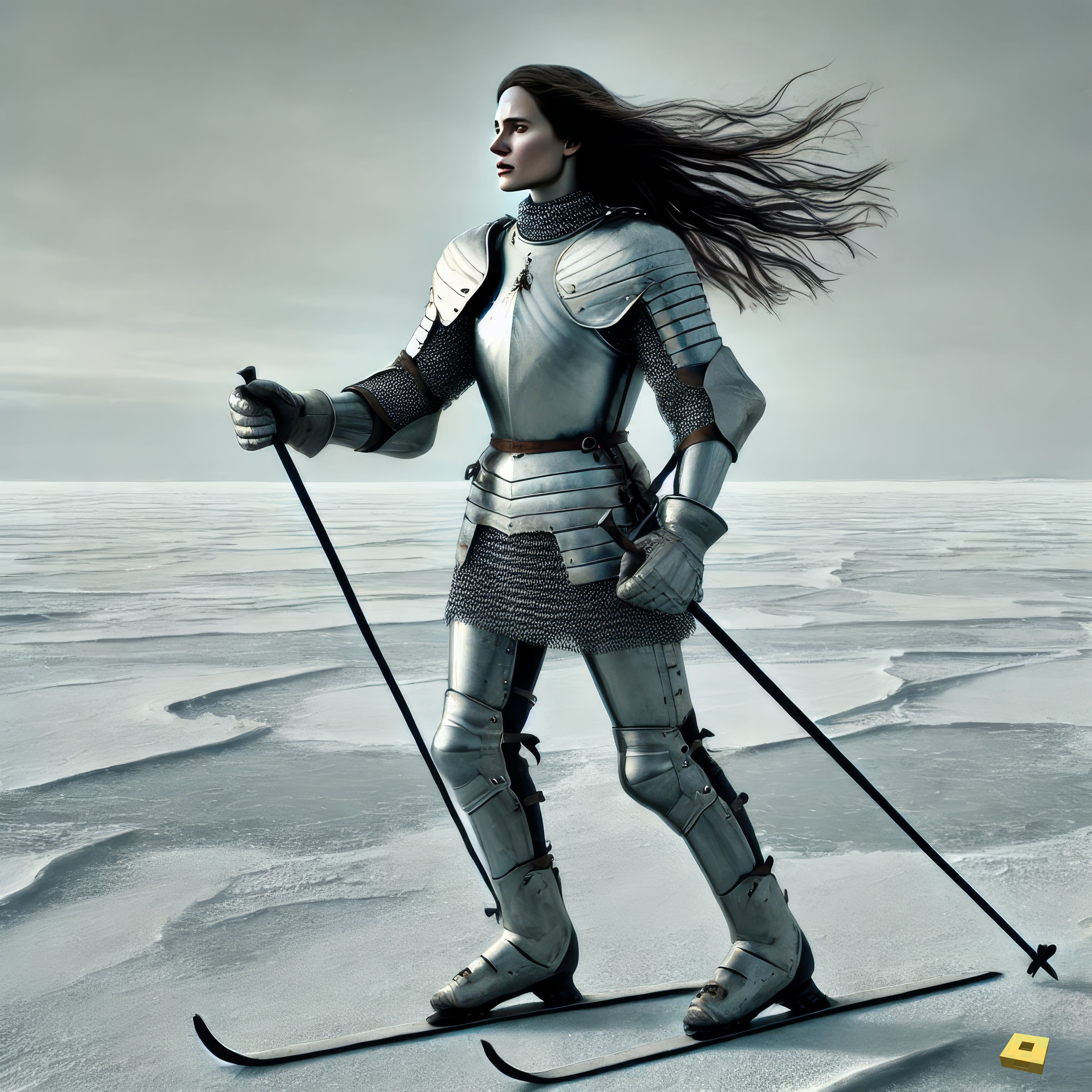 Jeanne fait du ski (I)