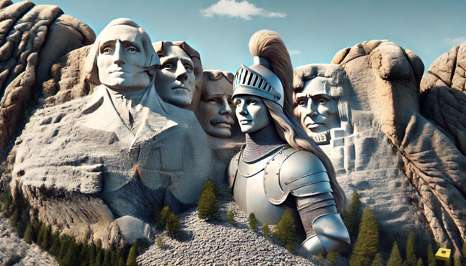 Jeanne au Mont Rushmore (I)