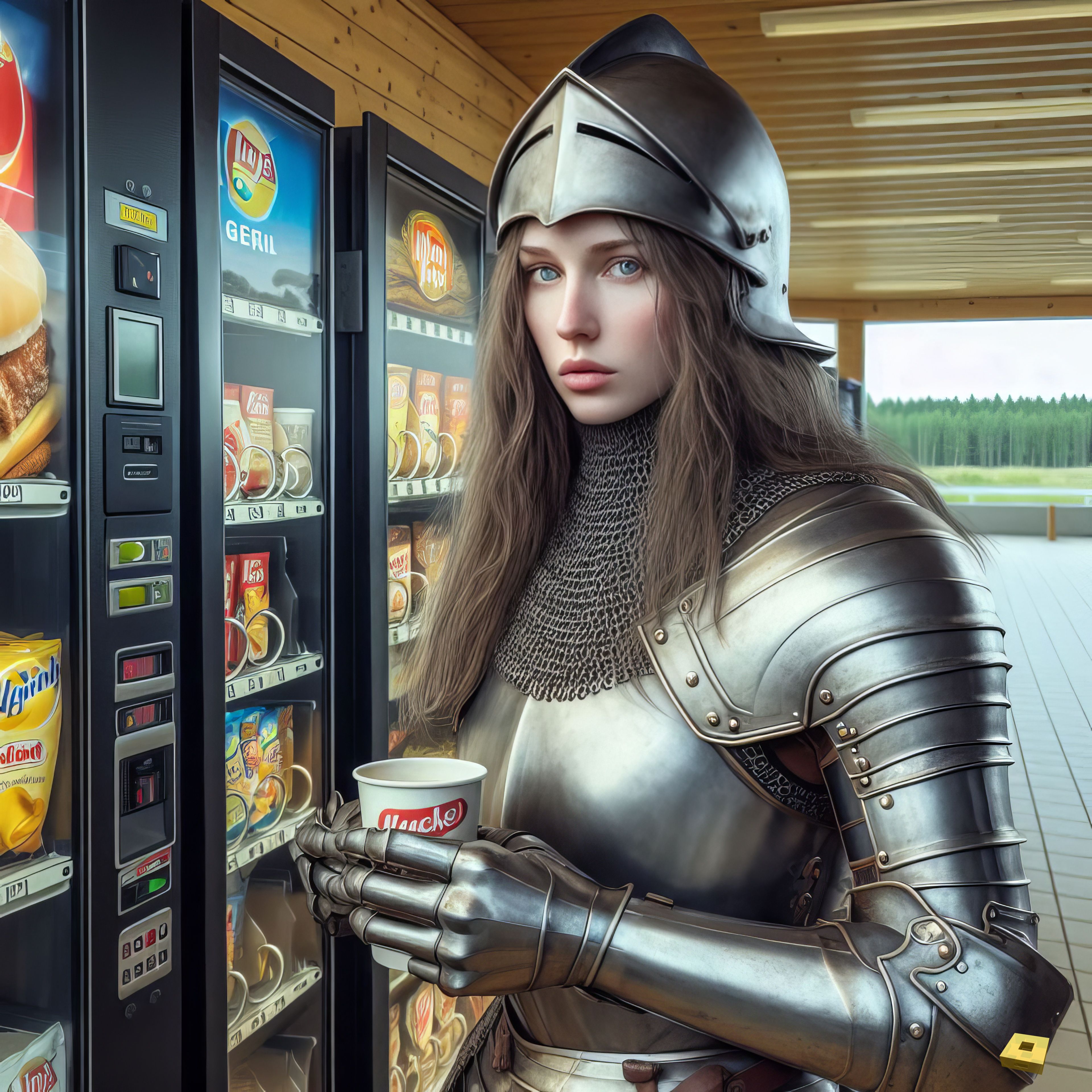 Jeanne in der Kaffeepause (I)