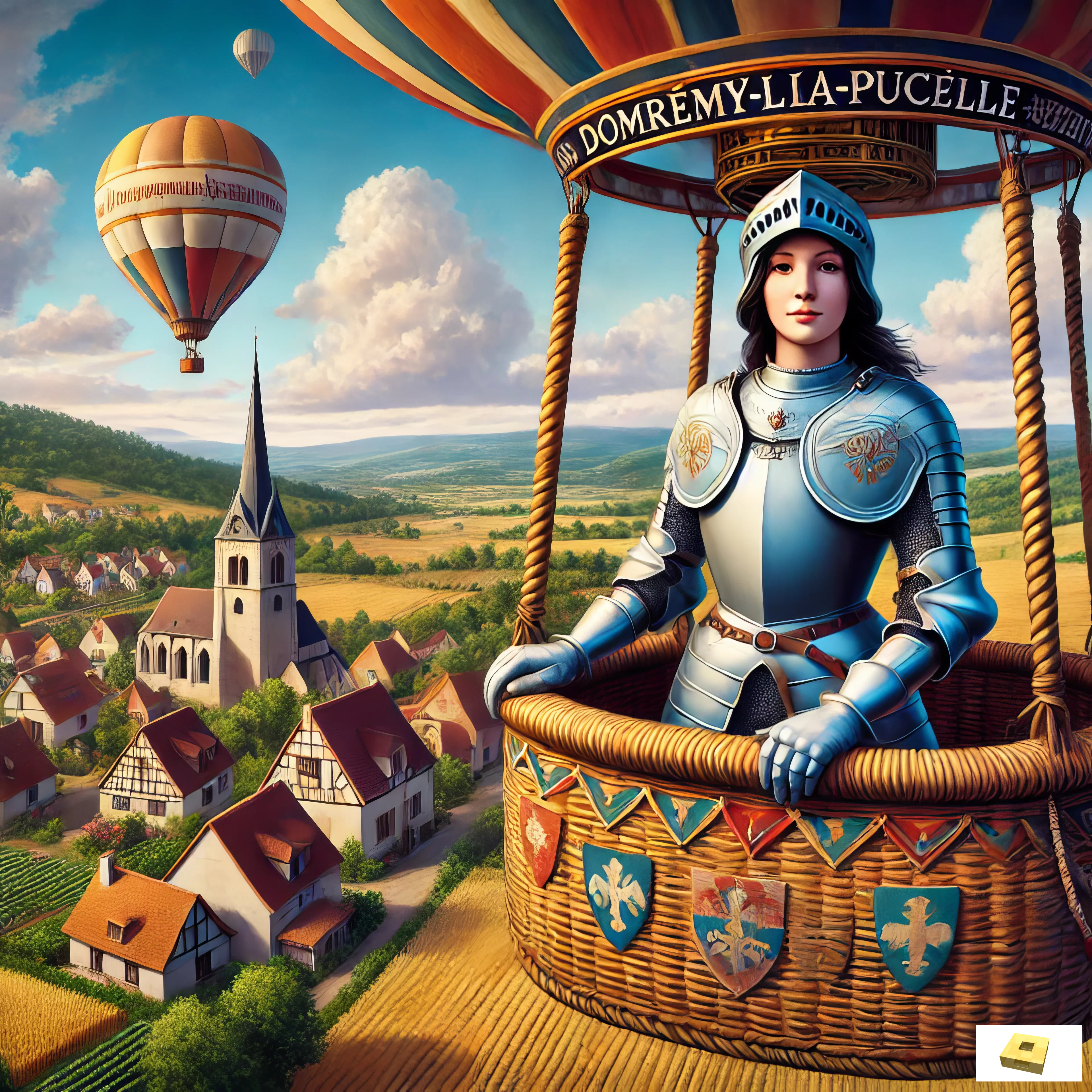 Jeanne im Heißluftballon (I)