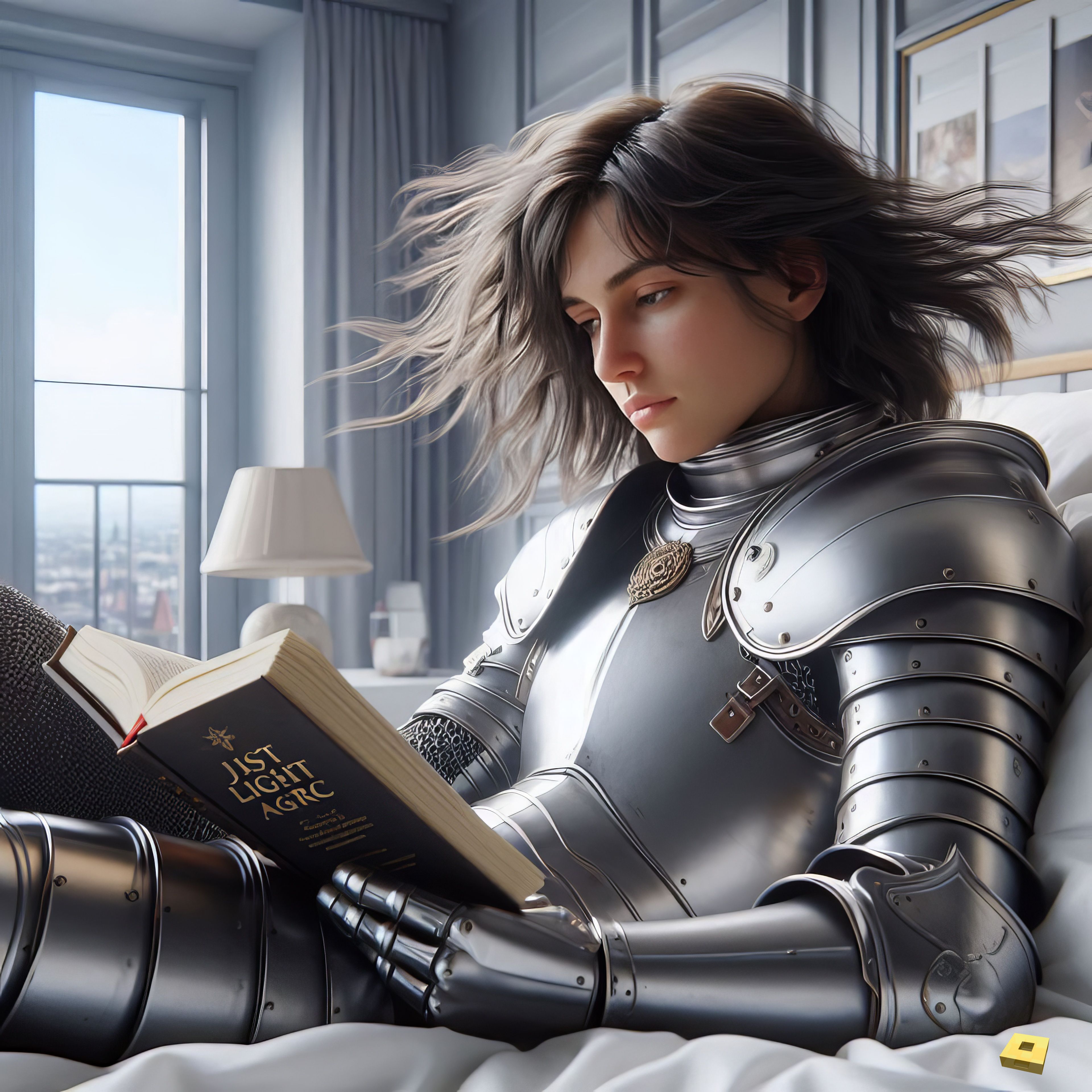 Jeanne reads a novel (I)