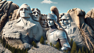 Jeanne au Mont Rushmore (I)