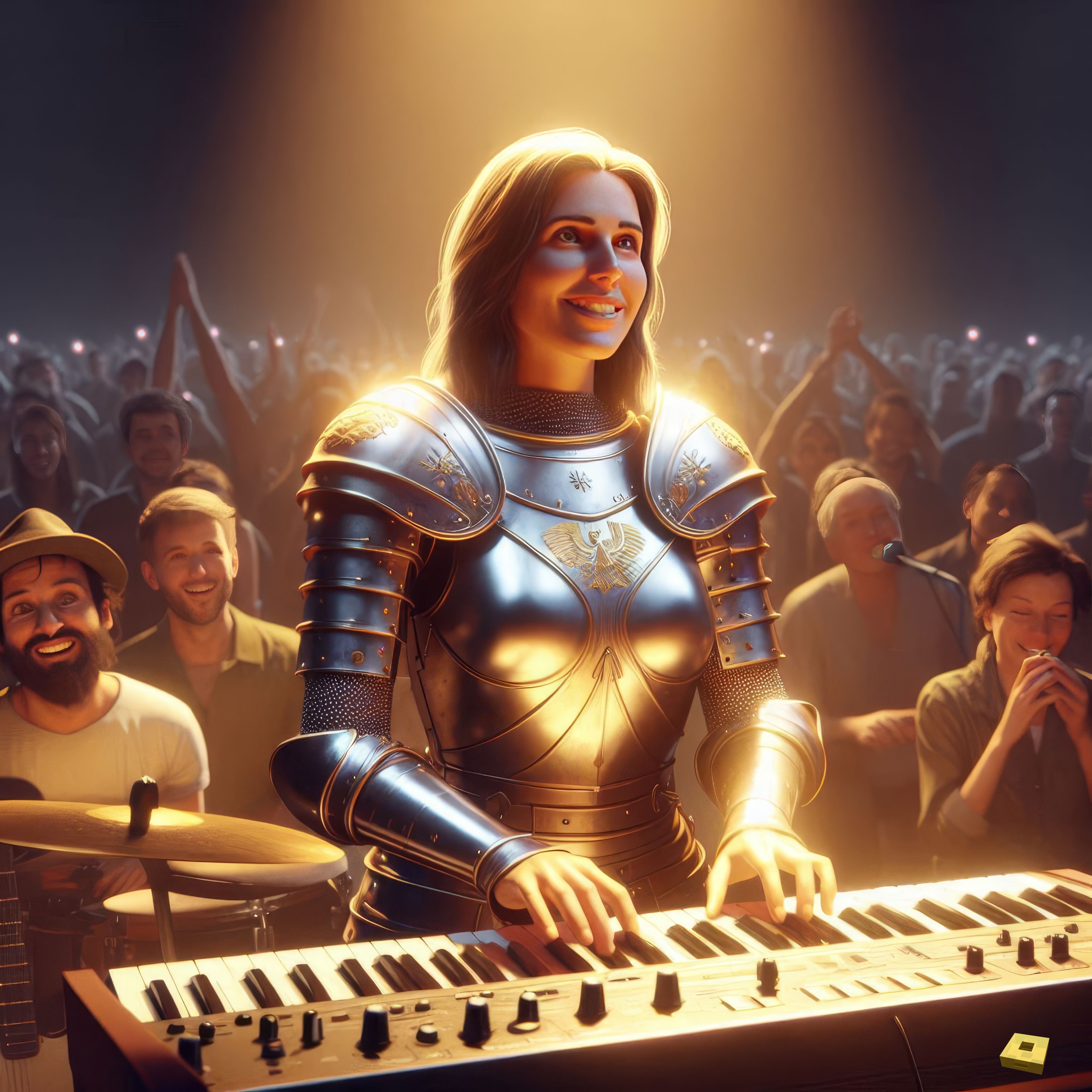 Jeanne am Synthesizer (I)