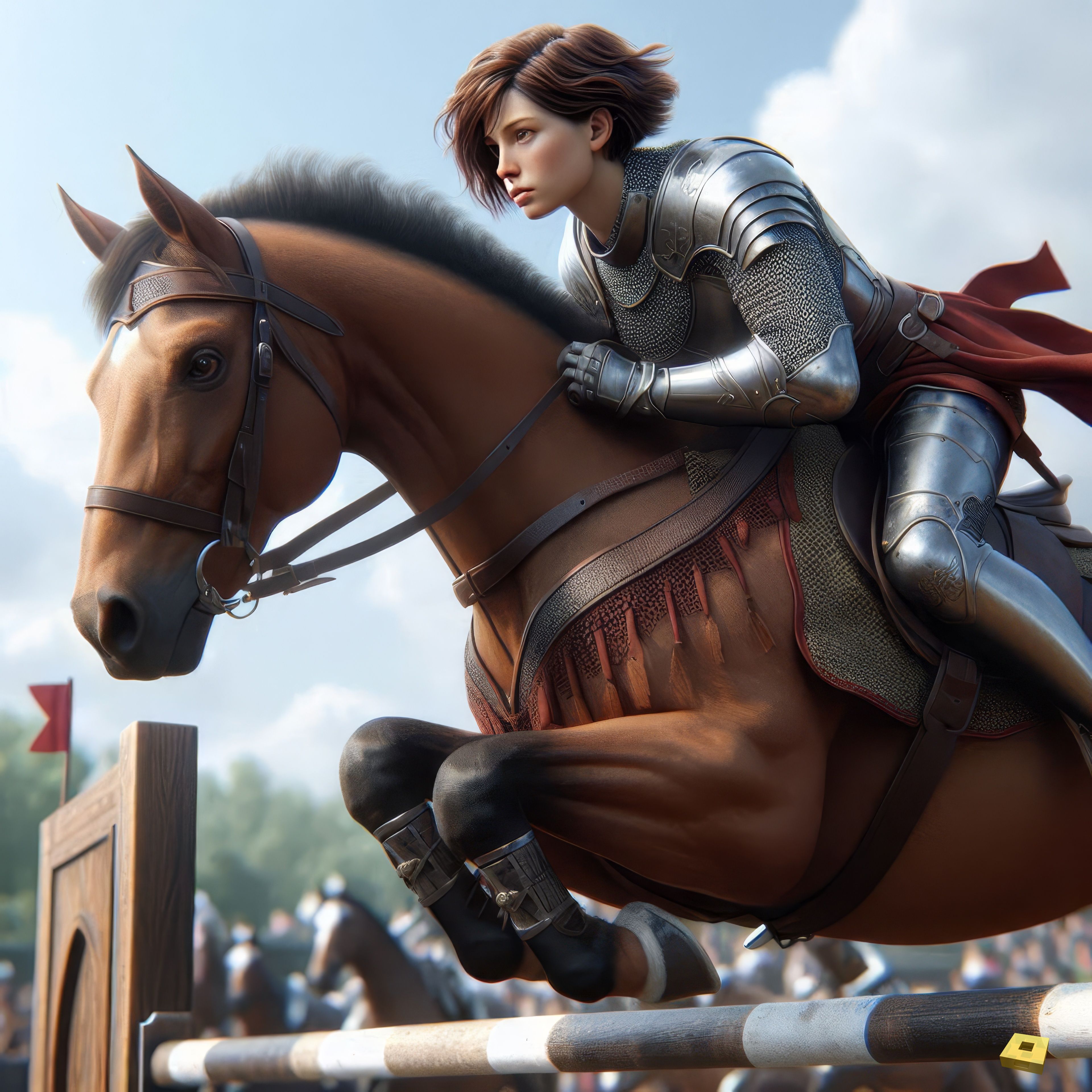 Jeanne the equestrian (I)