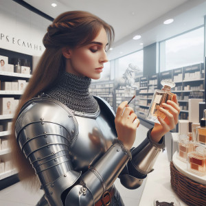 Jeanne in a perfumery (I)