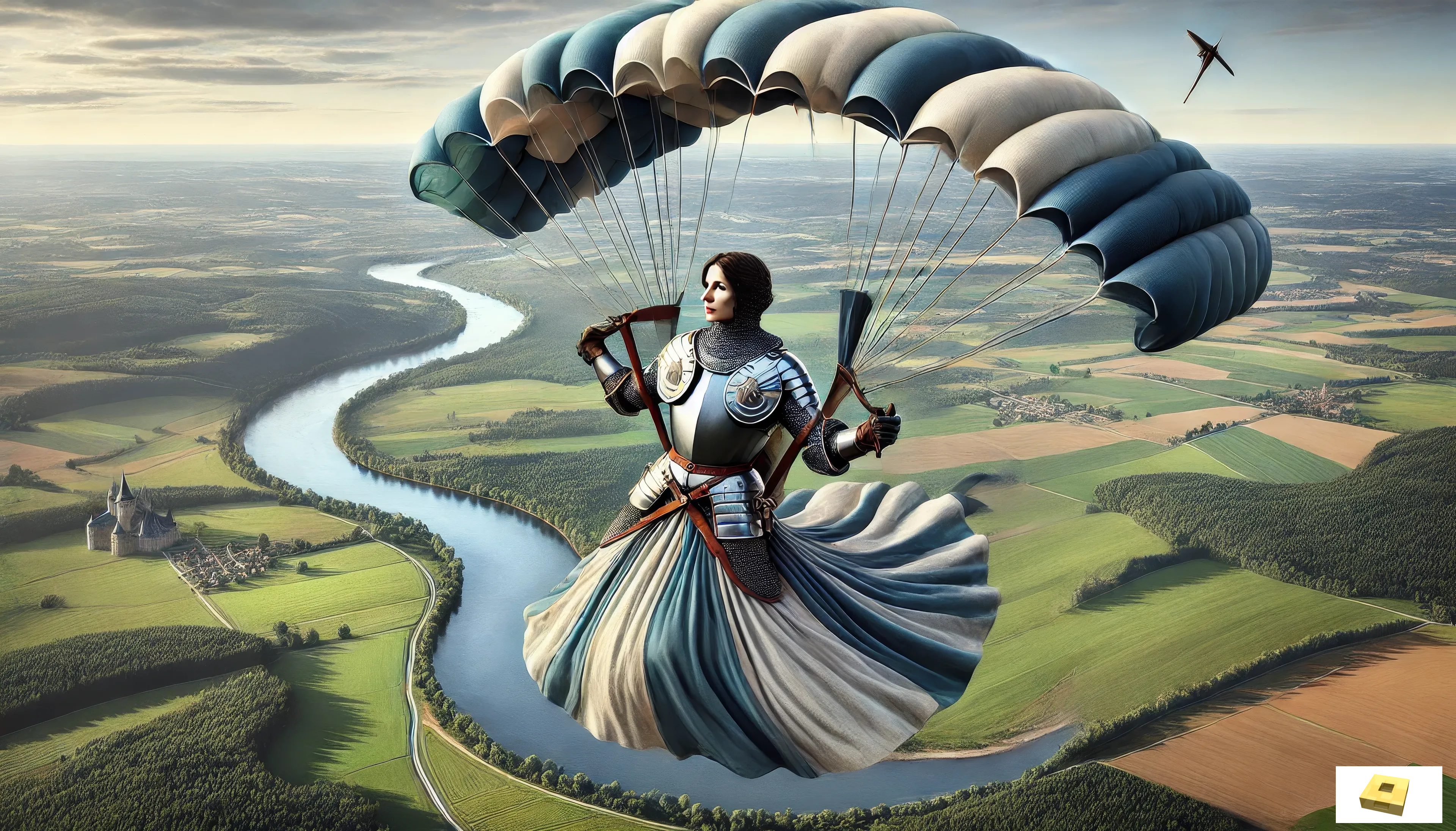 Jeanne en parachute (I)