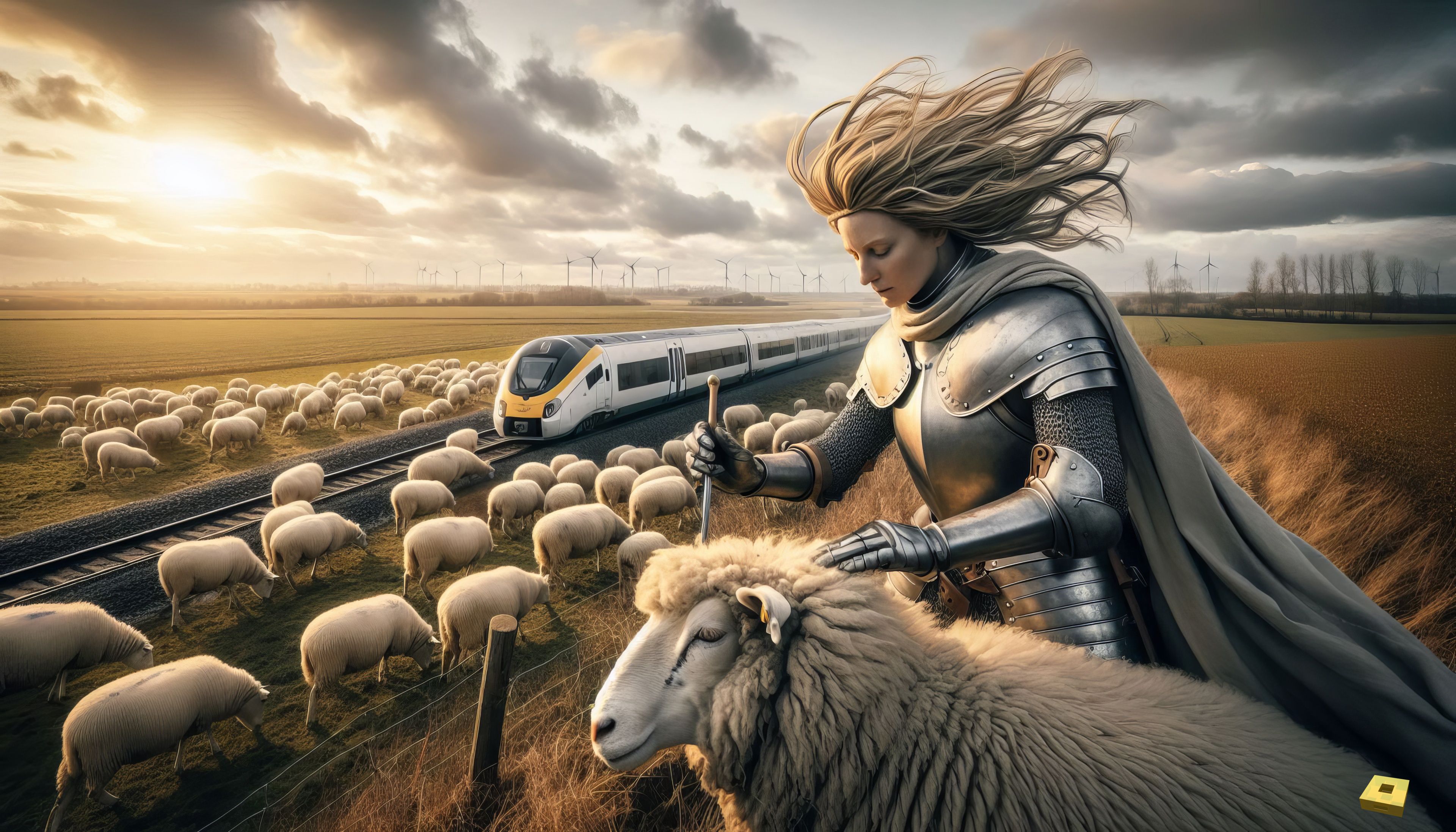 Jeanne brings back a sheep (I)