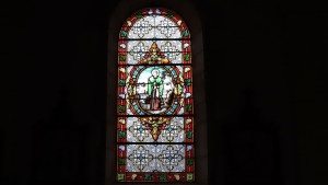 Aillianville, church - stained glass (I)