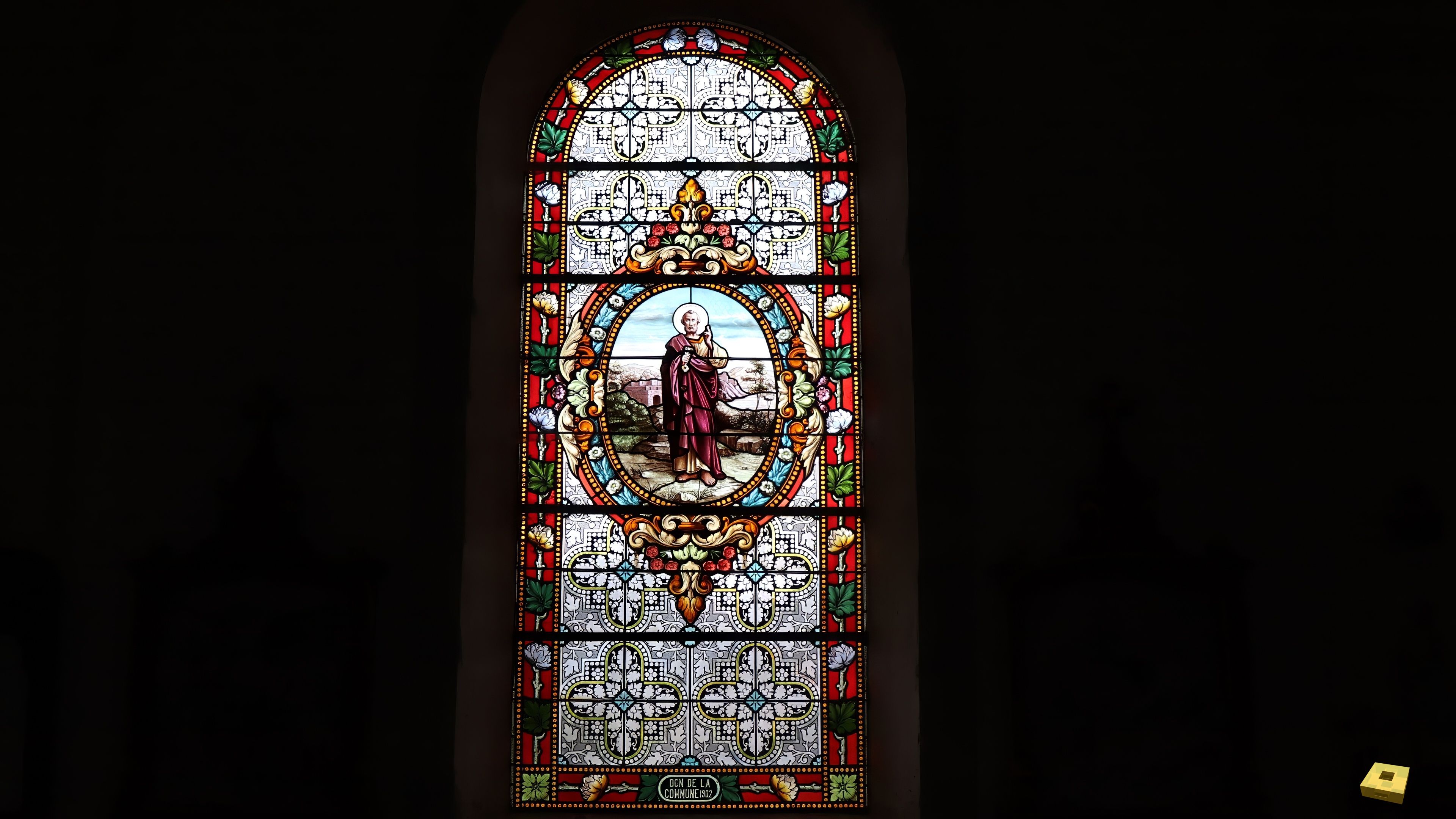 Aillianville, église - vitrail (I)