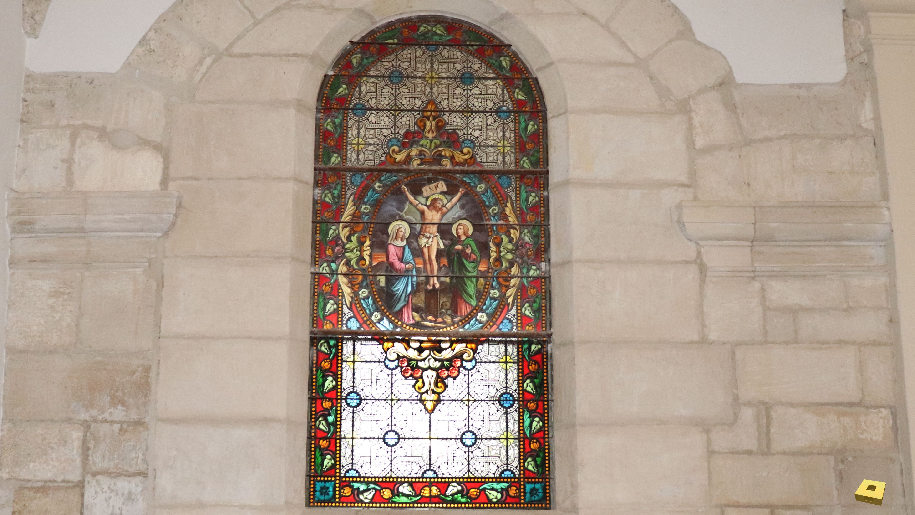 Aillianville, church - stained glass (I)