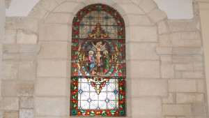 Aillianville, church - stained glass (I)
