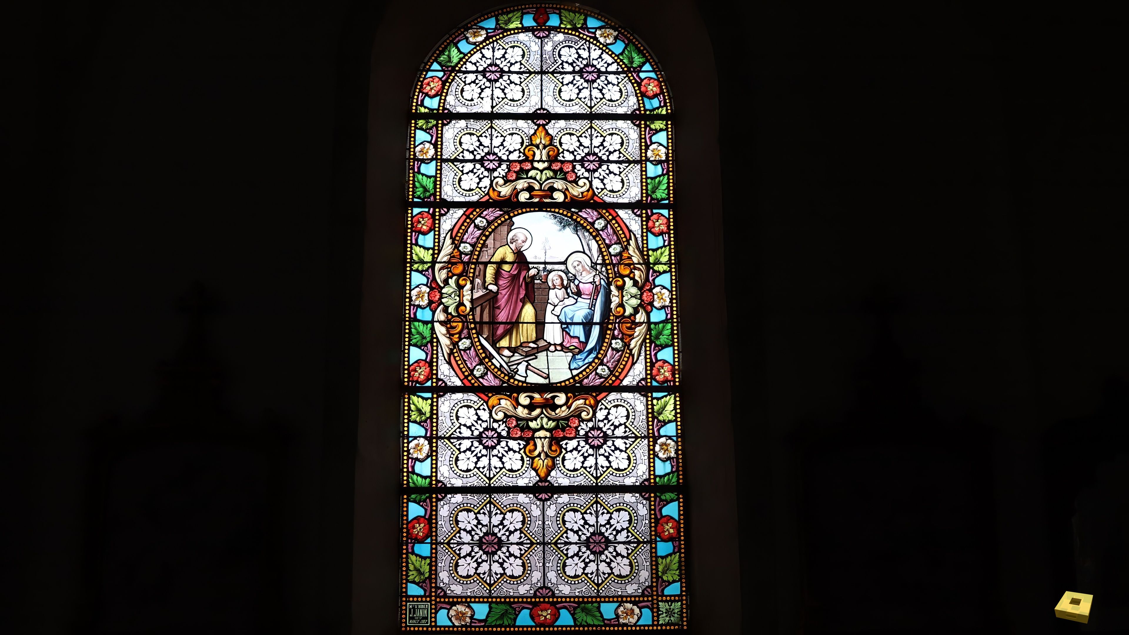 Aillianville, église - vitrail (I)