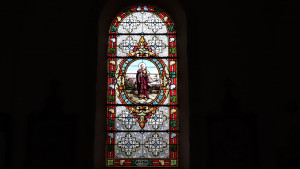 Aillianville, church - stained glass (I)