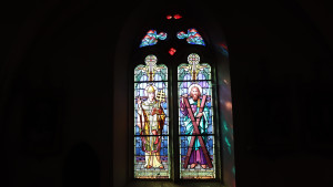 Aouze, church - stained glass (I)