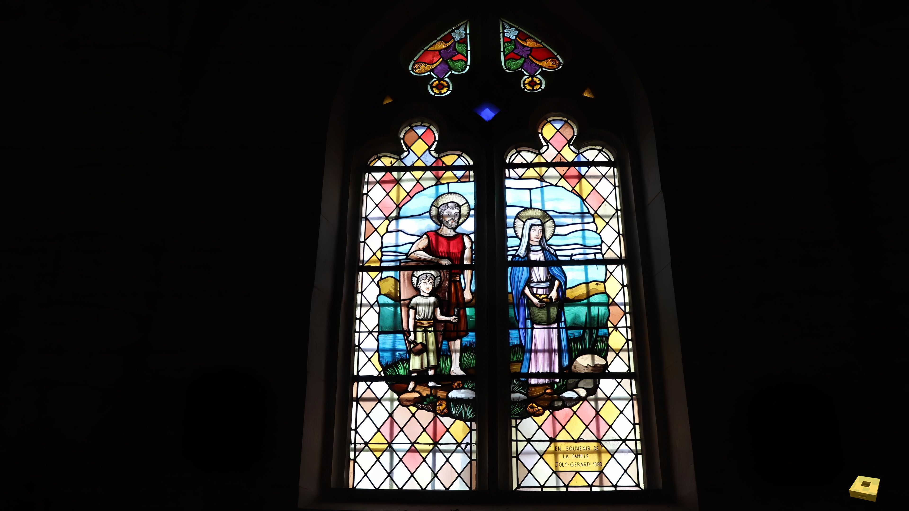 Aroffe, church - stained glass (I)