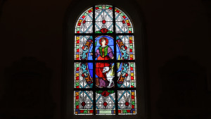 Attignéville, church, stained glass (I)