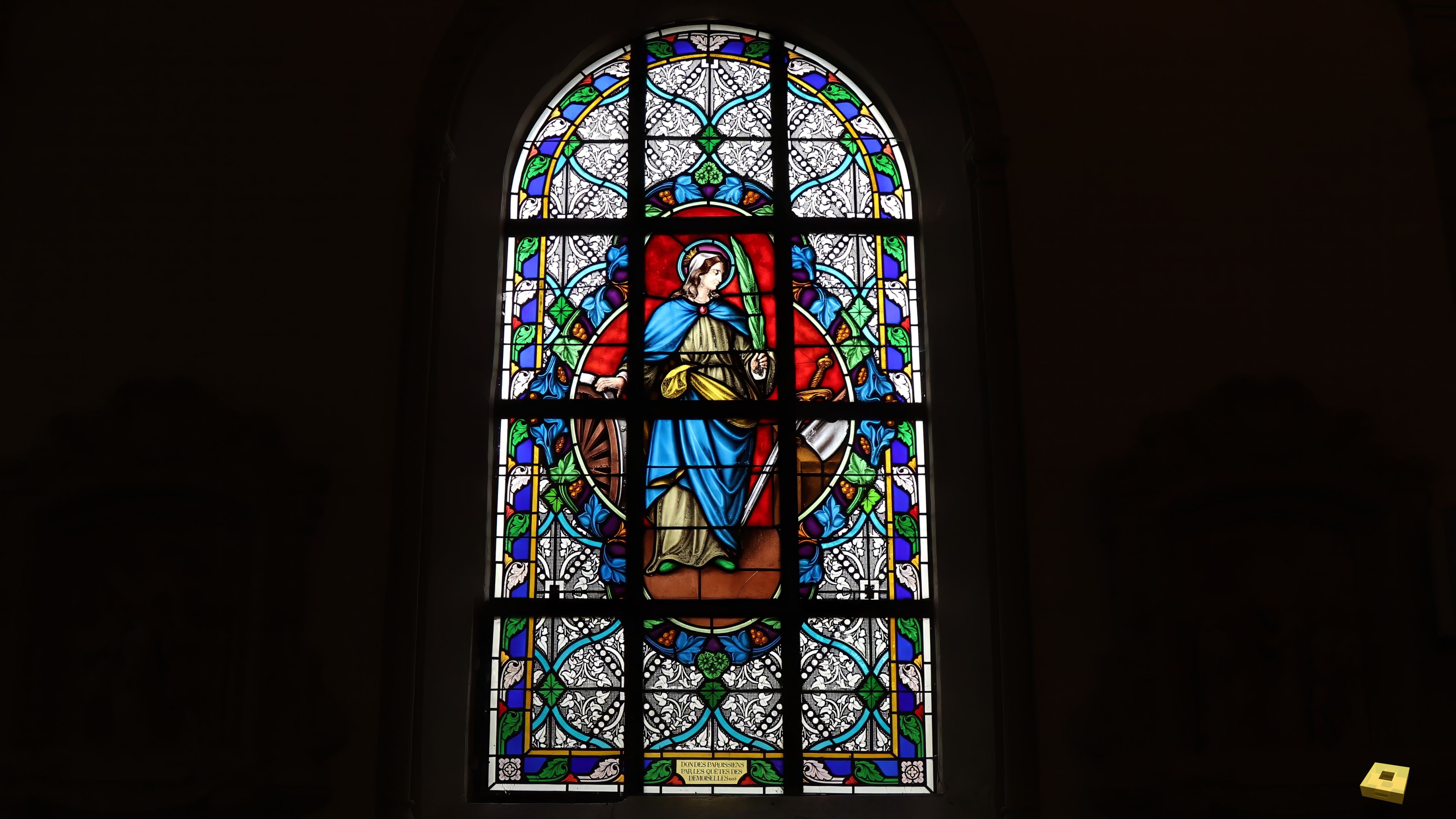 Attignéville, church, stained glass (I)