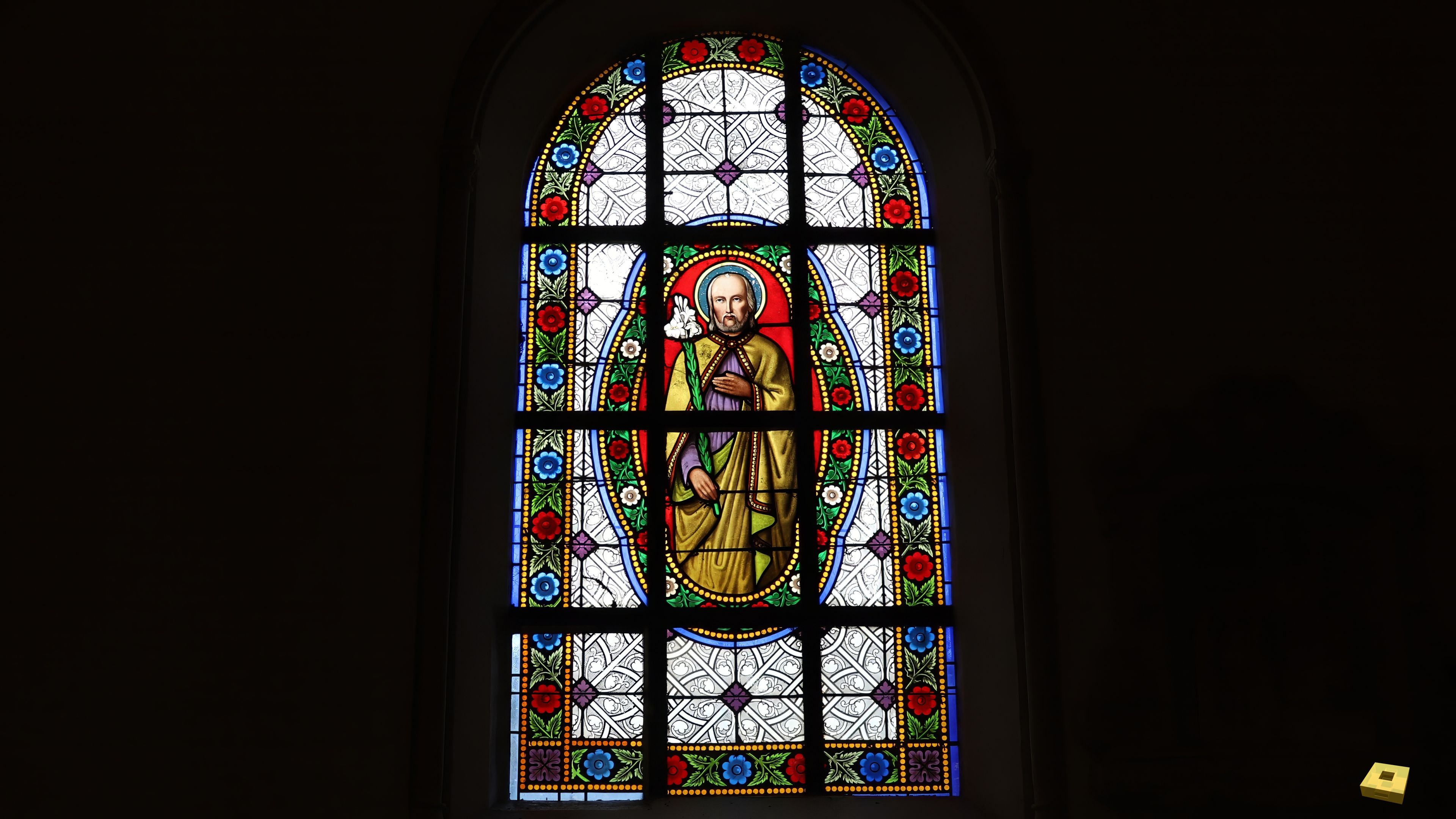 Attignéville, church, stained glass (I)