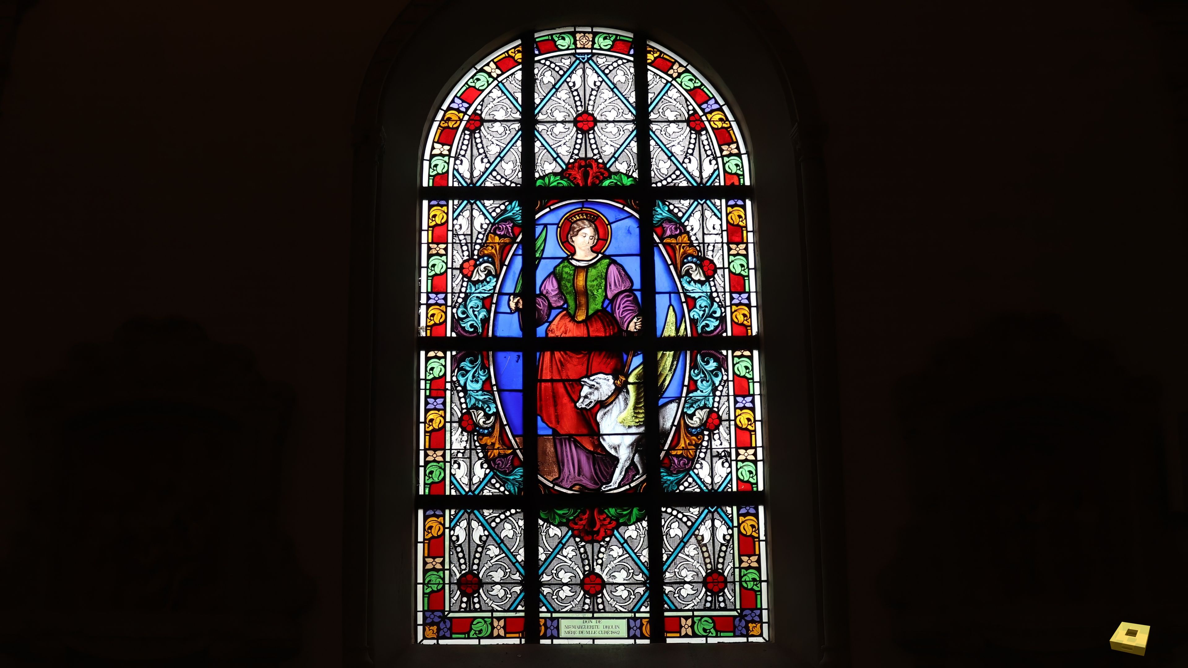 Attignéville, church, stained glass (I)