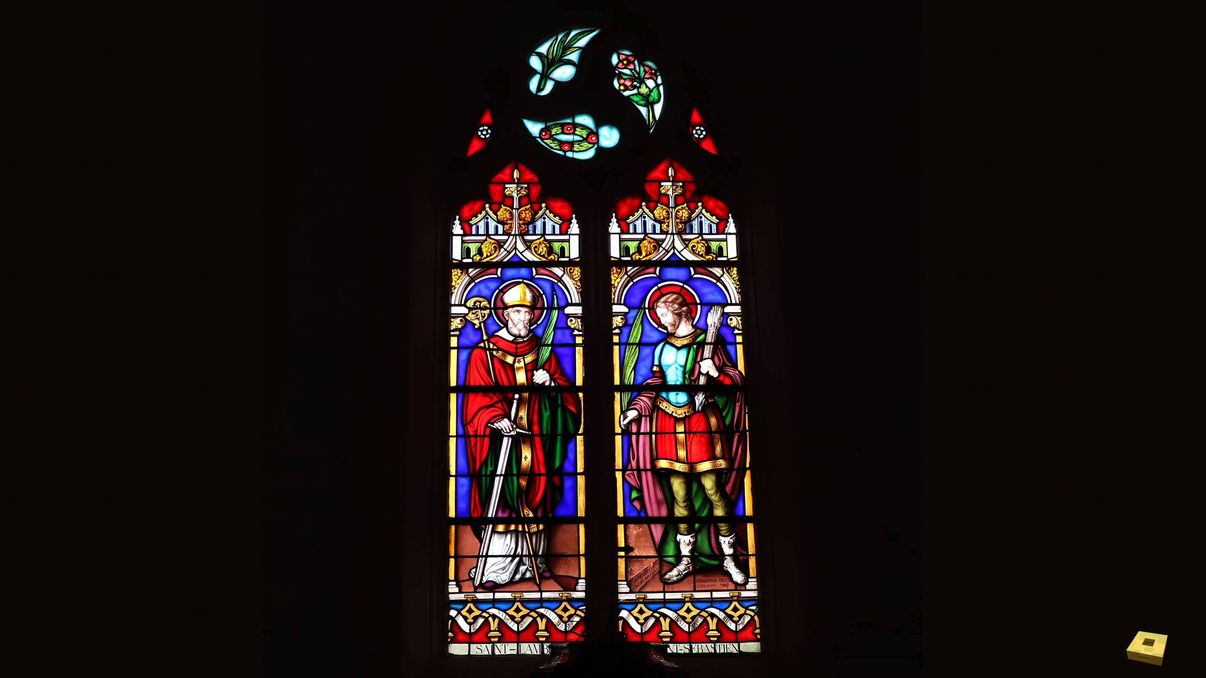 Attignéville, church, stained glass (I)