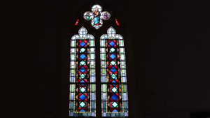 Attignéville, church, stained glass (I)