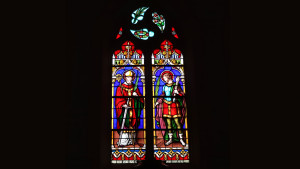 Attignéville, church, stained glass (I)