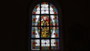 Attignéville, church, stained glass (I)