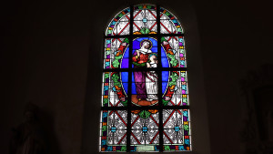 Attignéville, church, stained glass (I)