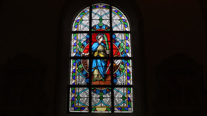 Attignéville, church, stained glass (I)