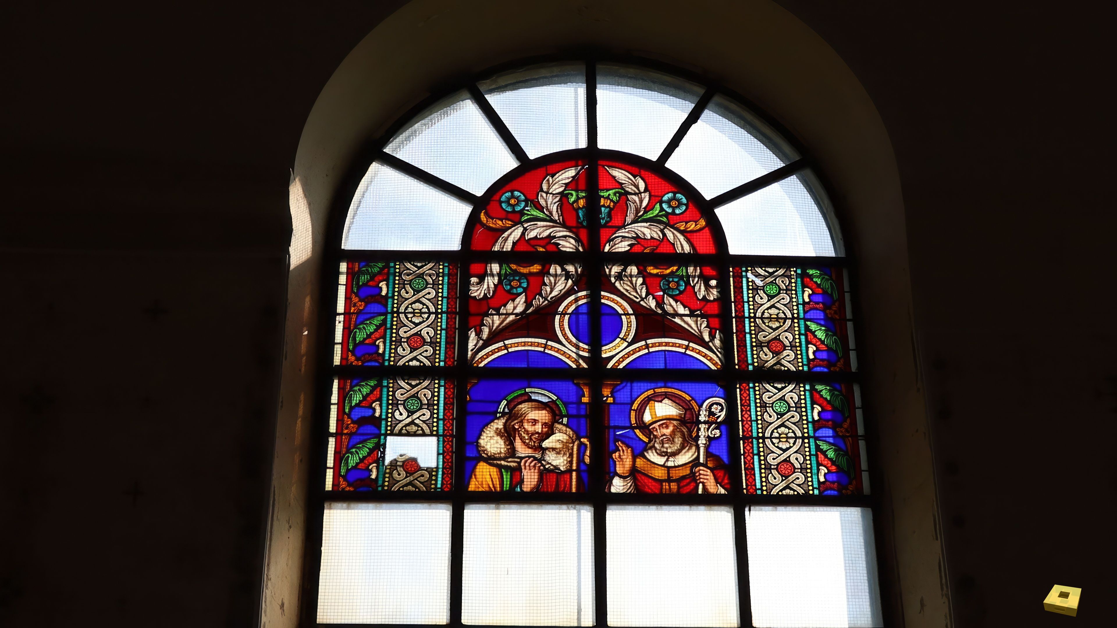 Barville, church - stained glass window (I)